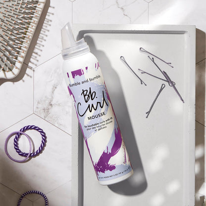 Bumble and bumble. Curl Hair Mousse - Anti-Frizz Volumizing Mousse for Touchable Curls and Waves, with Jojoba, Avocado & Coconut Oil, 5 oz Avelisse