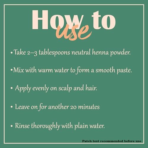 Minature Pure Neutral Henna Powder (Cassia Obovata) – Natural Hair Conditioner & Scalp Mask, Adds No Color, 100% Herbal, Unisex, 227g (8 oz) Avelisse