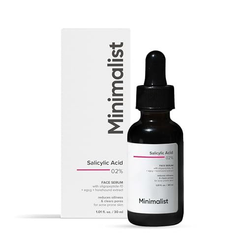 Minimalist Salicylic Acid 2% Serum for Acne, Blackheads & Open Pores – BHA Liquid Exfoliant for Oily & Acne-Prone Skin, 1 Fl Oz/30ml - görsel 10