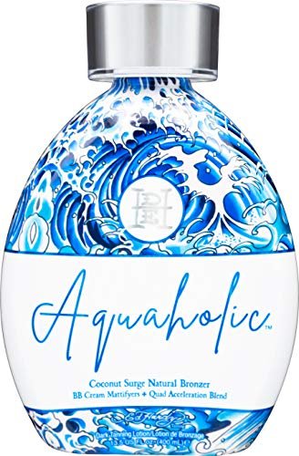 Ed Hardy Tanning Aquaholic - Coconut Surge Natural Bronzer Tanning Lotion, 13.5 oz Avelisse