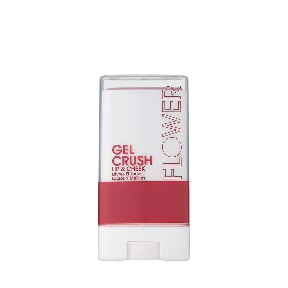 FLOWER Beauty Lip & Cheek Gel Crush - Cream Blush & Lip Tint in One Portable Multistick - Hydrating Burst of Color (Blackberry) - görsel 3