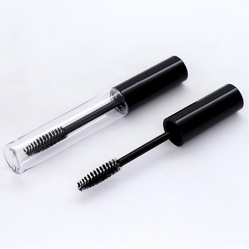 4 Pack Empty Mascara Tube with Eyelash Wand - 10ml Premium Eyelash Cream Container Bottle with Mini Funnels and Leak Stoppers, Black - görsel 5