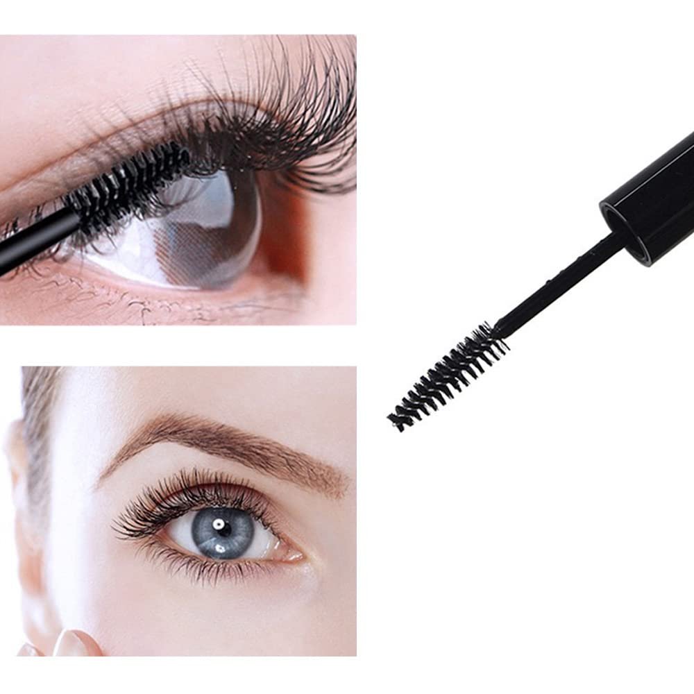 4 Pack Empty Mascara Tube with Eyelash Wand - 10ml Premium Eyelash Cream Container Bottle with Mini Funnels and Leak Stoppers, Black - görsel 3