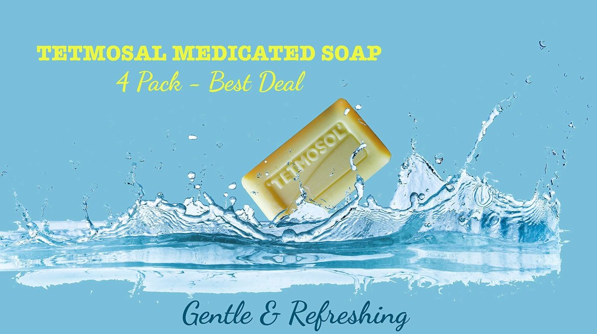 Tetmosol Medicated Soap (4-Pack) for Healthy Skin | 2.64 oz Bars - görsel 3