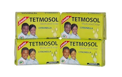 Tetmosol Medicated Soap (4-Pack) for Healthy Skin | 2.64 oz Bars