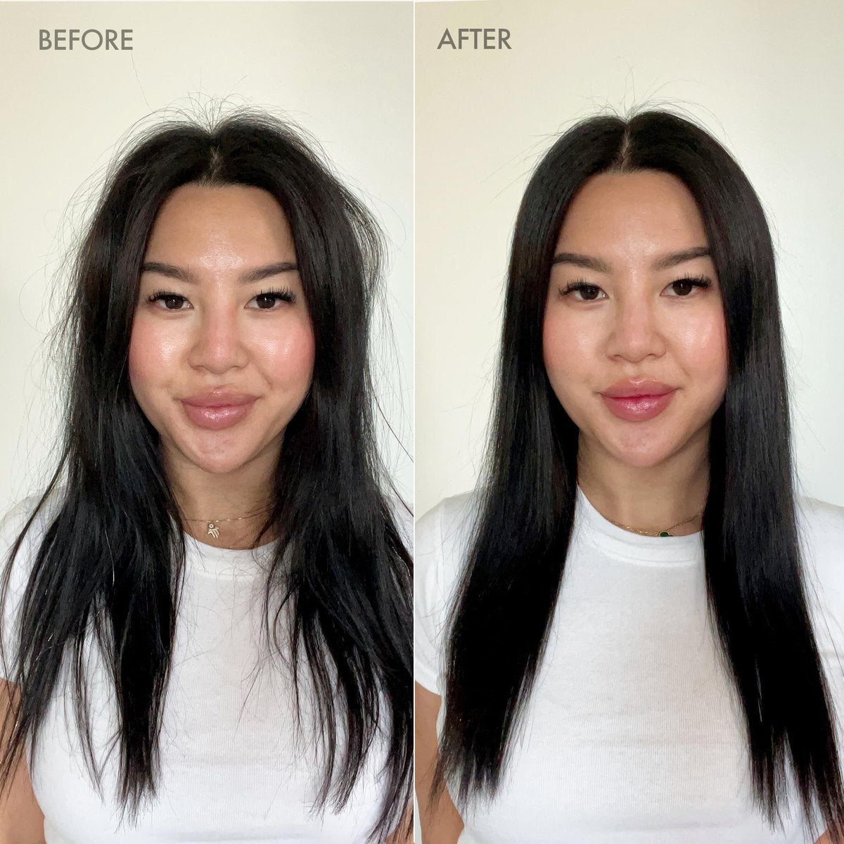 Enjoy Straightener Smoothing and Frizz Control Cream for Coarse or Curly Hair - Non-Chemical Hair Straightening Balm for Sleek and Soft Styles, 8 oz Avelisse
