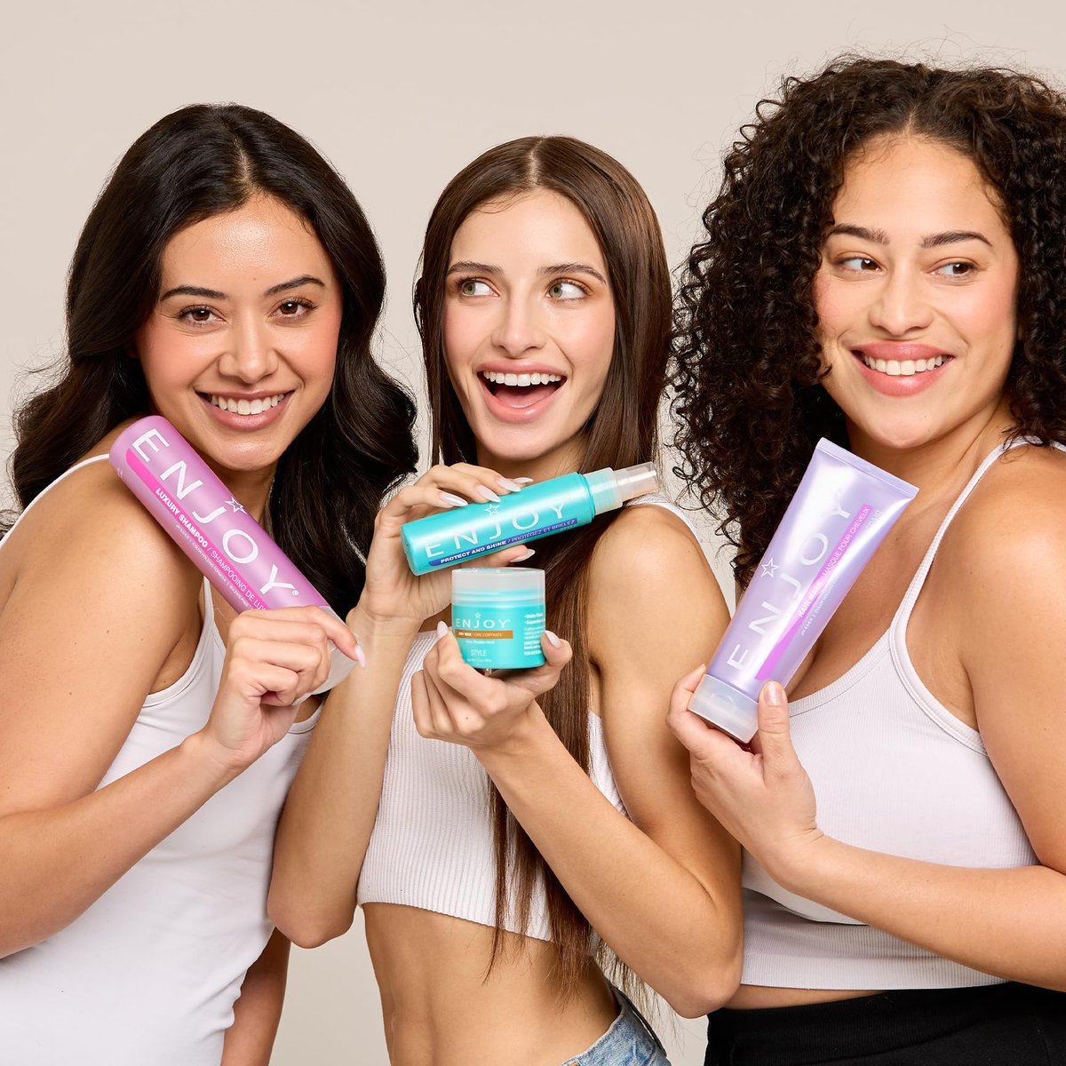 Enjoy Straightener Smoothing and Frizz Control Cream for Coarse or Curly Hair - Non-Chemical Hair Straightening Balm for Sleek and Soft Styles, 8 oz Avelisse