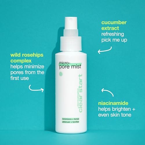 Dermalogica Clear Start Micro-Pore Mist - Facial Toner Mist with Niacinamide & Witch Hazel for Minimizing Pores, Brightening & Evening Skin Tone Avelisse