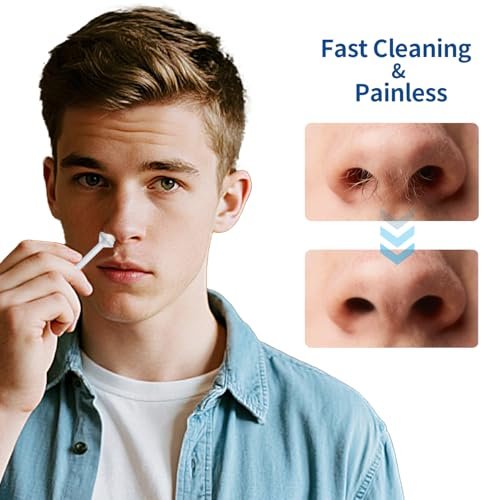 OAKEER Nose Wax Sticks - 60 Count Nose Wax Applicators for Nostril Nasal Cleaning and Ear Hair Removal, Safe & User-Friendly, Premium ABS, Non-Toxic, Effective Depilation - görsel 10