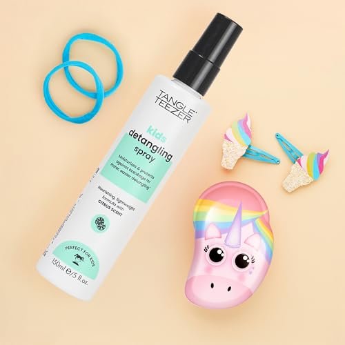 TANGLE TEEZER Hair Detangler Spray for Kids - Vegan & Sulfate-Free, Fresh Fruity Scent, 5 Fl Oz - görsel 13