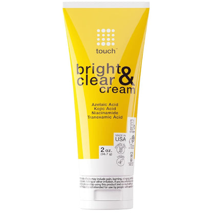 TOUCH Radiance Cream with Niacinamide, Kojic Acid, Tranexamic Acid & Azelaic Acid – Brightening Face Cream for Uneven Skin Tone – 2 oz Avelisse