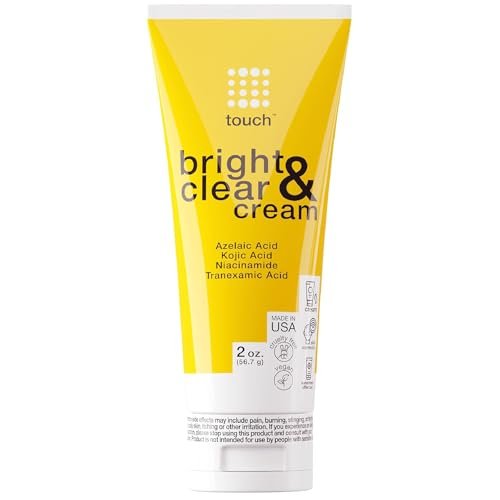 TOUCH Radiance Cream with Niacinamide, Kojic Acid, Tranexamic Acid & Azelaic Acid – Brightening Face Cream for Uneven Skin Tone – 2 oz Avelisse