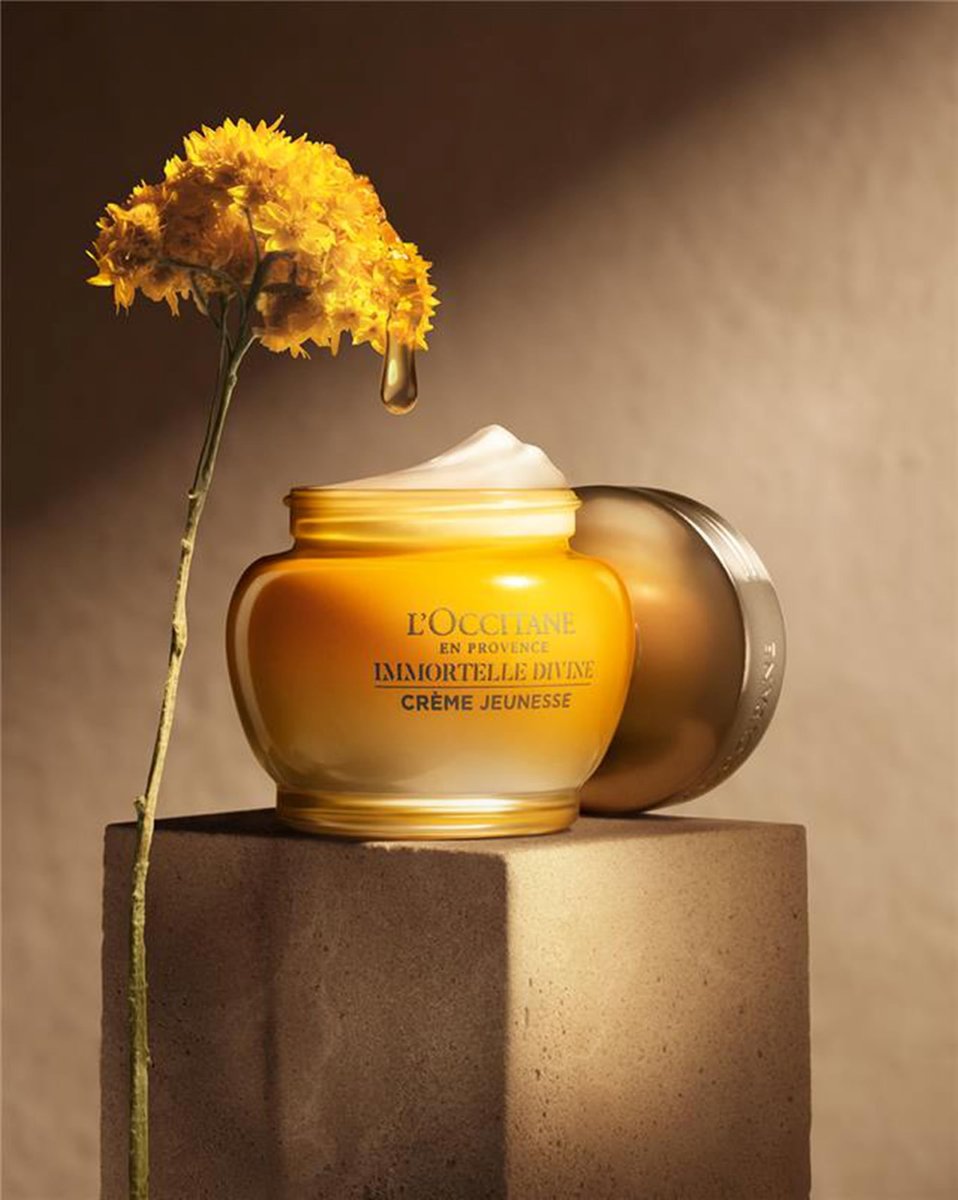 L'Occitane Immortelle Divine Cream - Anti-Aging Face Moisturizer for Firming & Reducing Fine Lines, Wrinkles, and Age Spots Avelisse