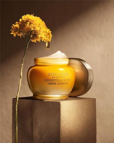 L'Occitane Immortelle Divine Cream - Anti-Aging Face Moisturizer for Firming & Reducing Fine Lines, Wrinkles, and Age Spots Avelisse