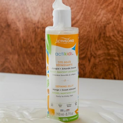 Activilong Actikids Defining Gel – Bouncy Curls with Organic Sweet Almond Oil & Mango Butter, 300 ml