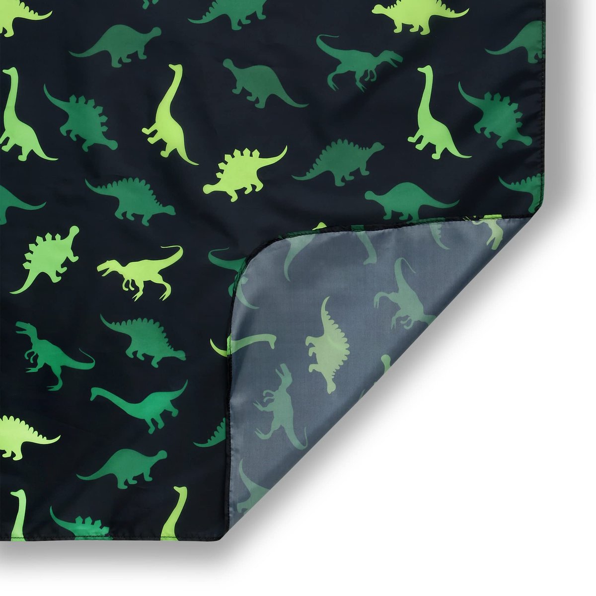 Dinosaur Kids Barber Cape for Boys – Adjustable Neck with Plastic Snaps, Hair Cutting Cape for Toddlers, Home Salon or Barber Shop Use, Plum Hill Avelisse