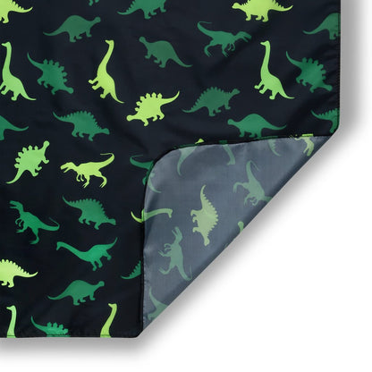 Dinosaur Kids Barber Cape for Boys – Adjustable Neck with Plastic Snaps, Hair Cutting Cape for Toddlers, Home Salon or Barber Shop Use, Plum Hill Avelisse