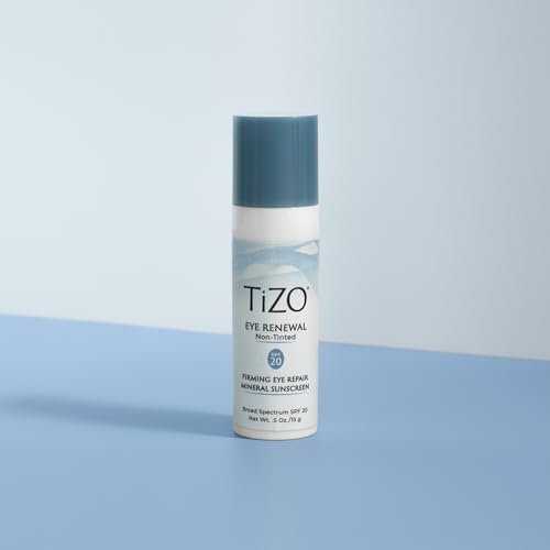 TIZO Eye Renewal SPF 20 - Mineral Eye Cream with Sunscreen, 0.5 oz / 15 g Avelisse