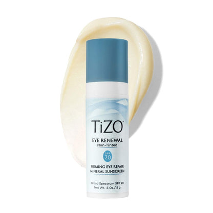 TIZO Eye Renewal SPF 20 - Mineral Eye Cream with Sunscreen, 0.5 oz / 15 g Avelisse