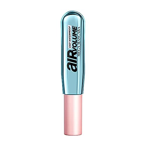 L'Oréal Paris Air Volume Mega Mascara, Waterproof Black, 0.28 Fl Oz – Lightweight & Long-Lasting Volumizing Mascara Avelisse