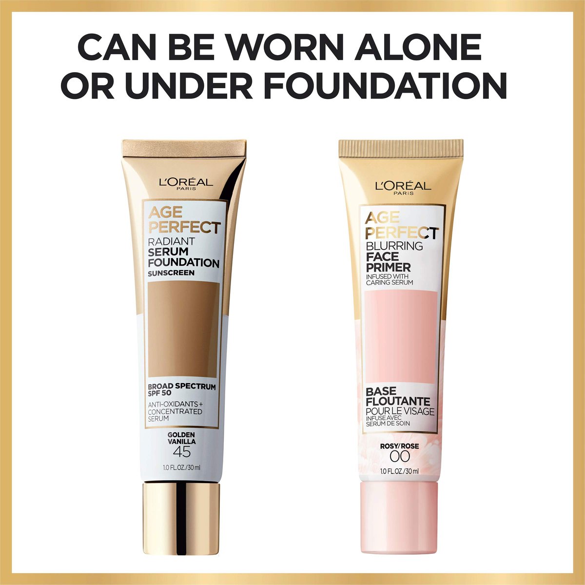 L'Oreal Paris Age Perfect Face Blurring Primer – Smooths Lines & Pores with Caring Serum Avelisse
