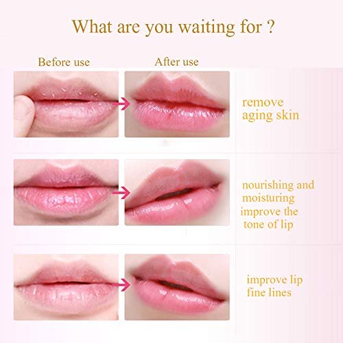 Felico Lip Mask Patches - 30 PCS Collagen Crystal Pink Care Gel Pads for Moisturizing, Anti-Wrinkle, and Hydrating Lips - görsel 10