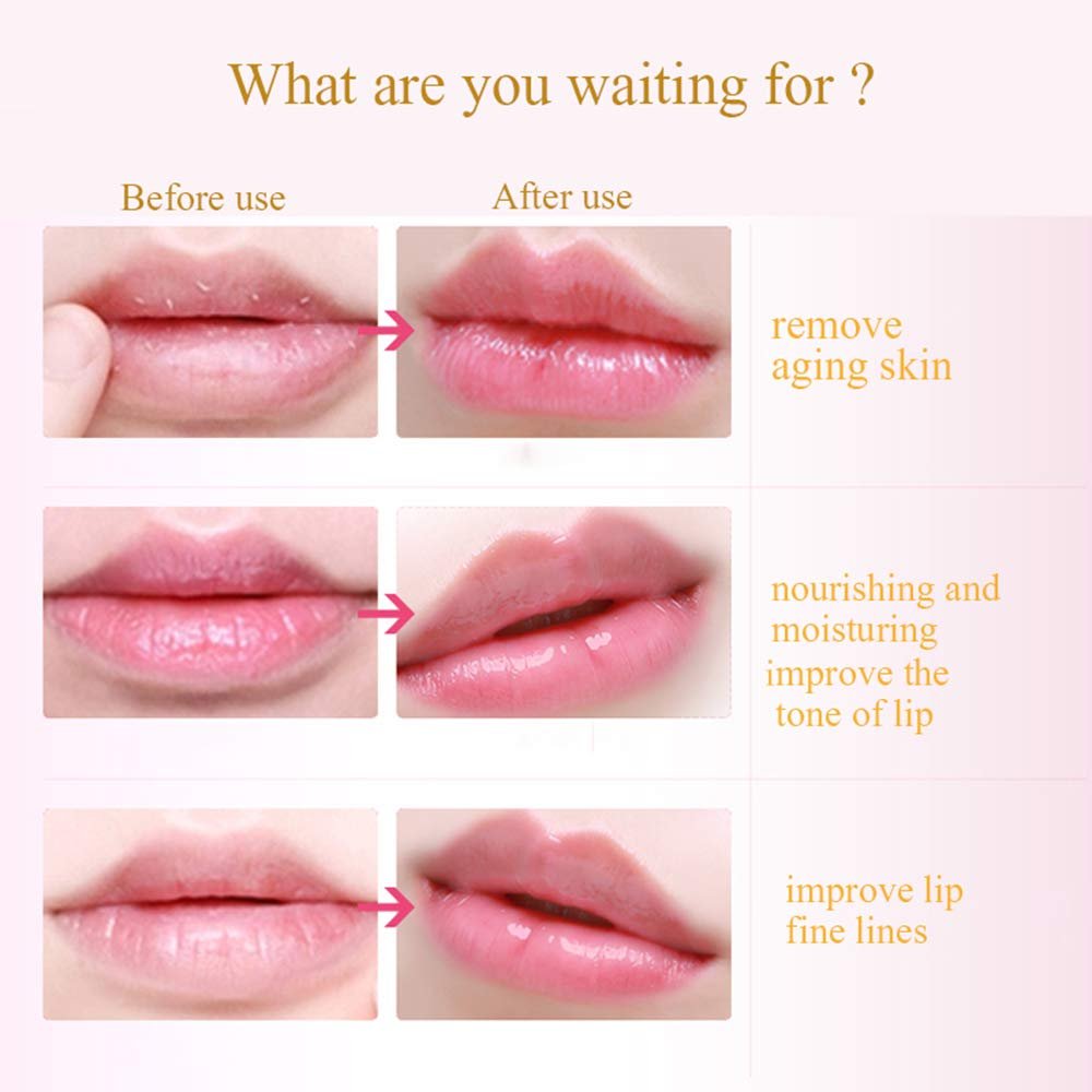 Felico Lip Mask Patches - 30 PCS Collagen Crystal Pink Care Gel Pads for Moisturizing, Anti-Wrinkle, and Hydrating Lips - görsel 9