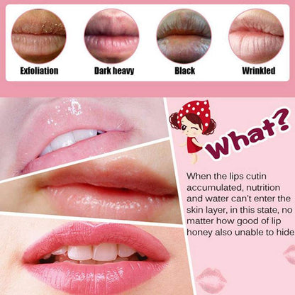 Felico Lip Mask Patches - 30 PCS Collagen Crystal Pink Care Gel Pads for Moisturizing, Anti-Wrinkle, and Hydrating Lips