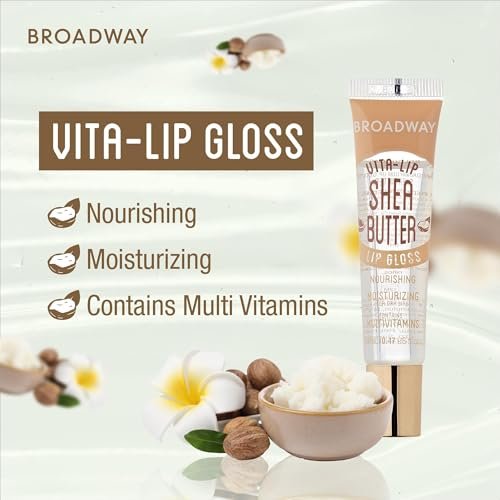 Ruby Kisses Broadway Vita-Lip Clear Lip Gloss 8-Pack - Ultra-Hydrating, High-Shine Non-Sticky Finish with Vitamins - Mint, Rosehip, Coconut, Mango, Argan, Honey, Shea - görsel 6