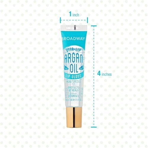 Ruby Kisses Broadway Vita-Lip Clear Lip Gloss 8-Pack - Ultra-Hydrating, High-Shine Non-Sticky Finish with Vitamins - Mint, Rosehip, Coconut, Mango, Argan, Honey, Shea - görsel 18