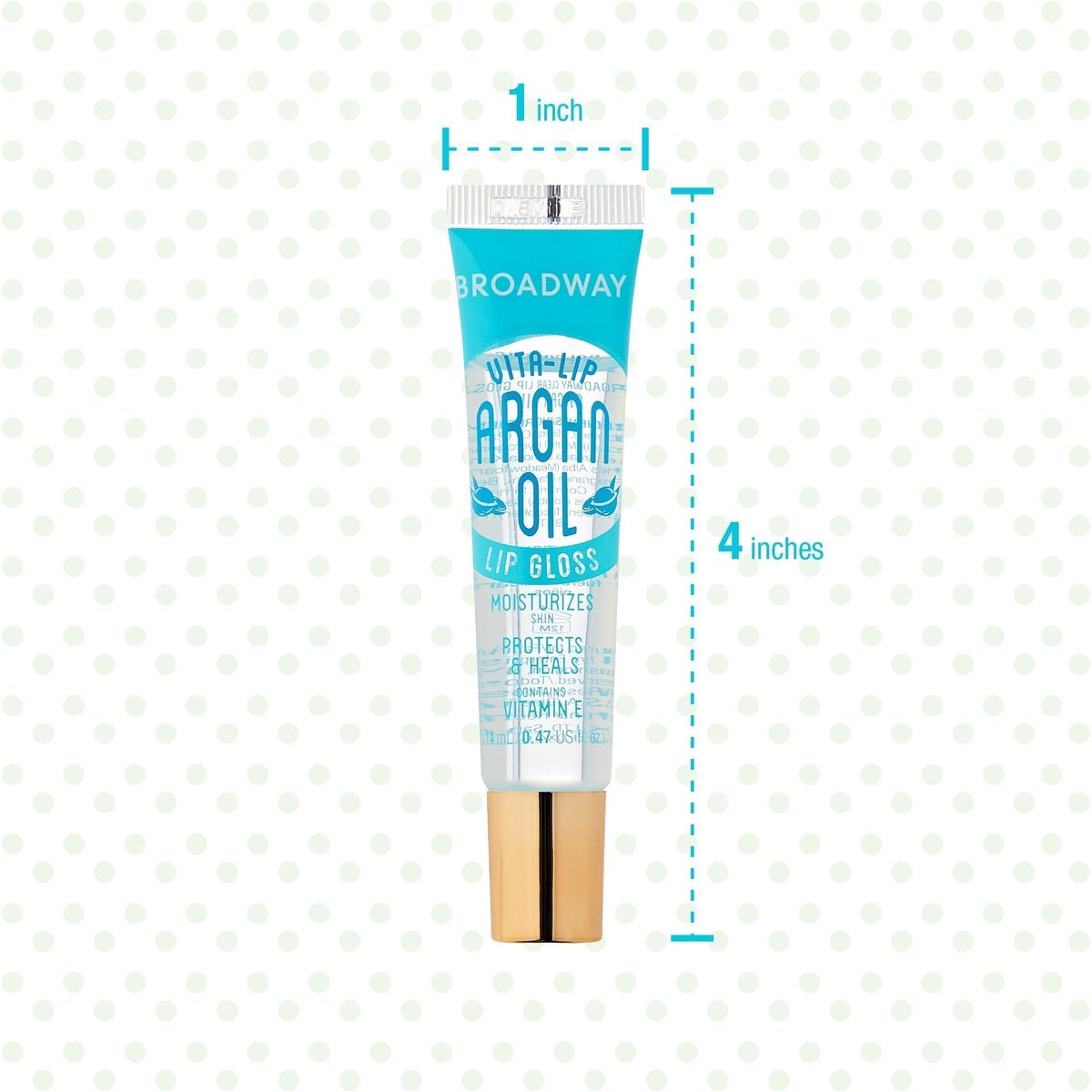 Ruby Kisses Broadway Vita-Lip Clear Lip Gloss 8-Pack - Ultra-Hydrating, High-Shine Non-Sticky Finish with Vitamins - Mint, Rosehip, Coconut, Mango, Argan, Honey, Shea - görsel 17