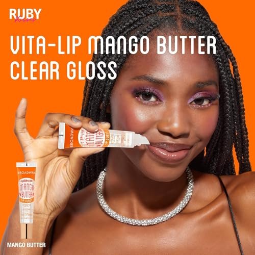 Ruby Kisses Broadway Vita-Lip Clear Lip Gloss 8-Pack - Ultra-Hydrating, High-Shine Non-Sticky Finish with Vitamins - Mint, Rosehip, Coconut, Mango, Argan, Honey, Shea - görsel 16