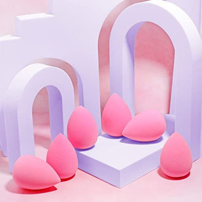 AOA Studio Collection Latex-Free Makeup Sponge Set – 6-Pack High-Definition Wonder Blenders for Cream, Powder & Liquid Foundation