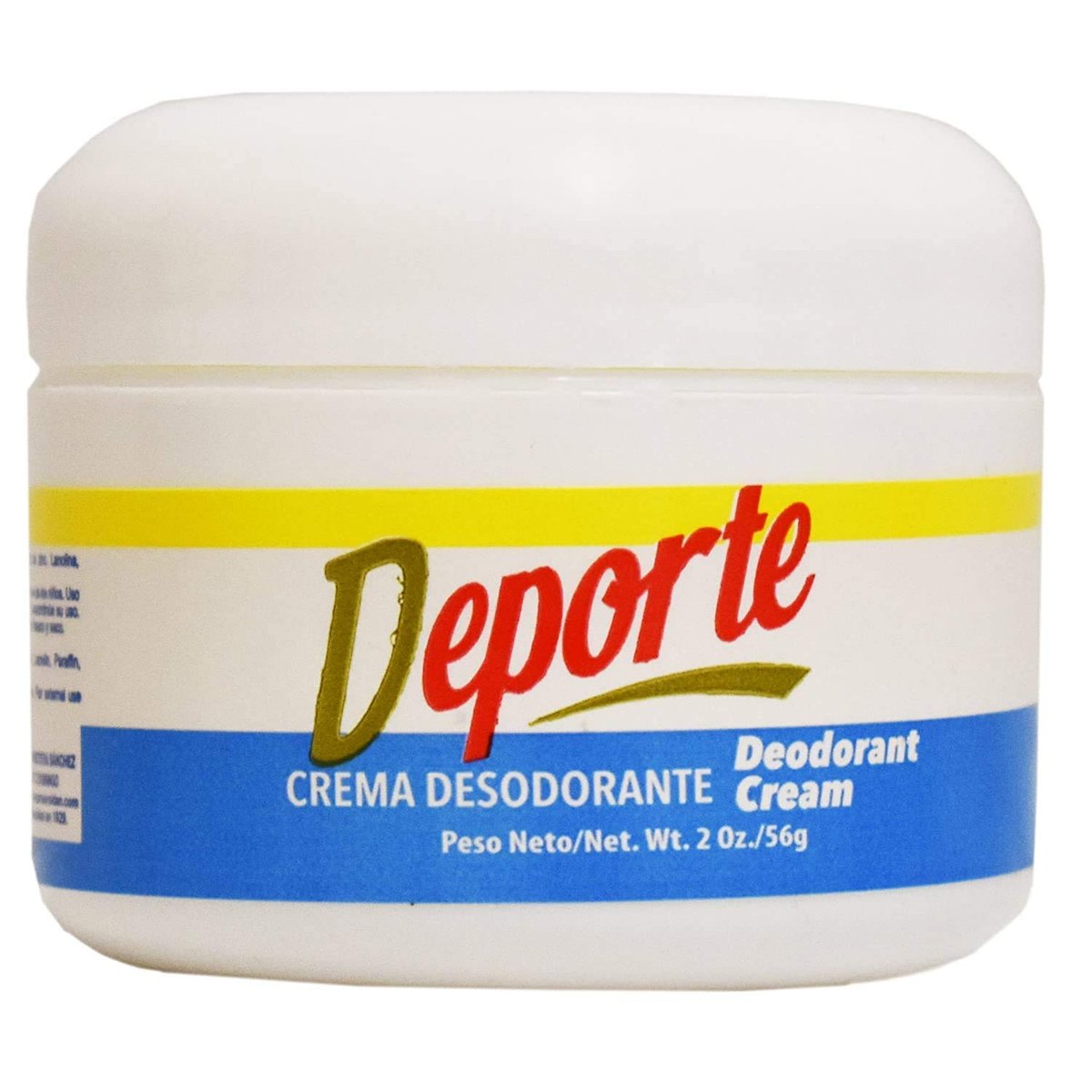 Deporte Deodorant Cream 2oz – Aluminum-Free Gentle Deodorant for Sensitive Skin - görsel 1