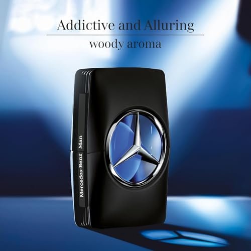 Mercedes Benz Man Intense Eau de Toilette - Woody Spicy Cologne for Men - 3.4 oz Avelisse