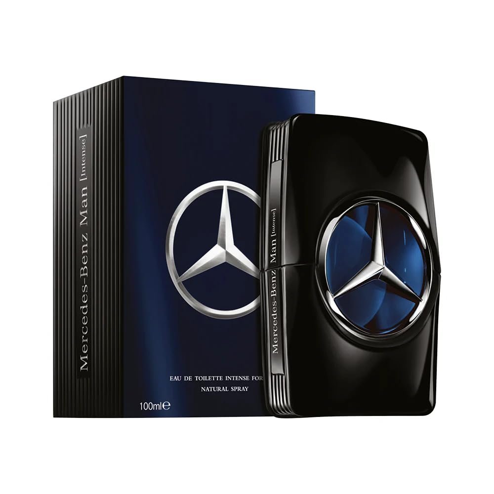 Mercedes Benz Man Intense Eau de Toilette - Woody Spicy Cologne for Men - 3.4 oz Avelisse