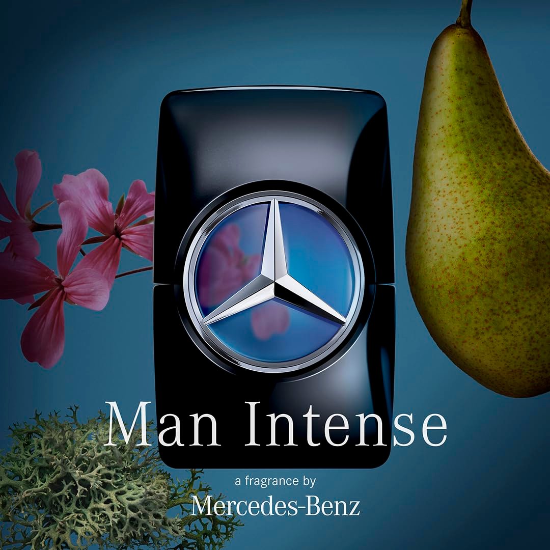 Mercedes Benz Man Intense Eau de Toilette - Woody Spicy Cologne for Men - 3.4 oz Avelisse