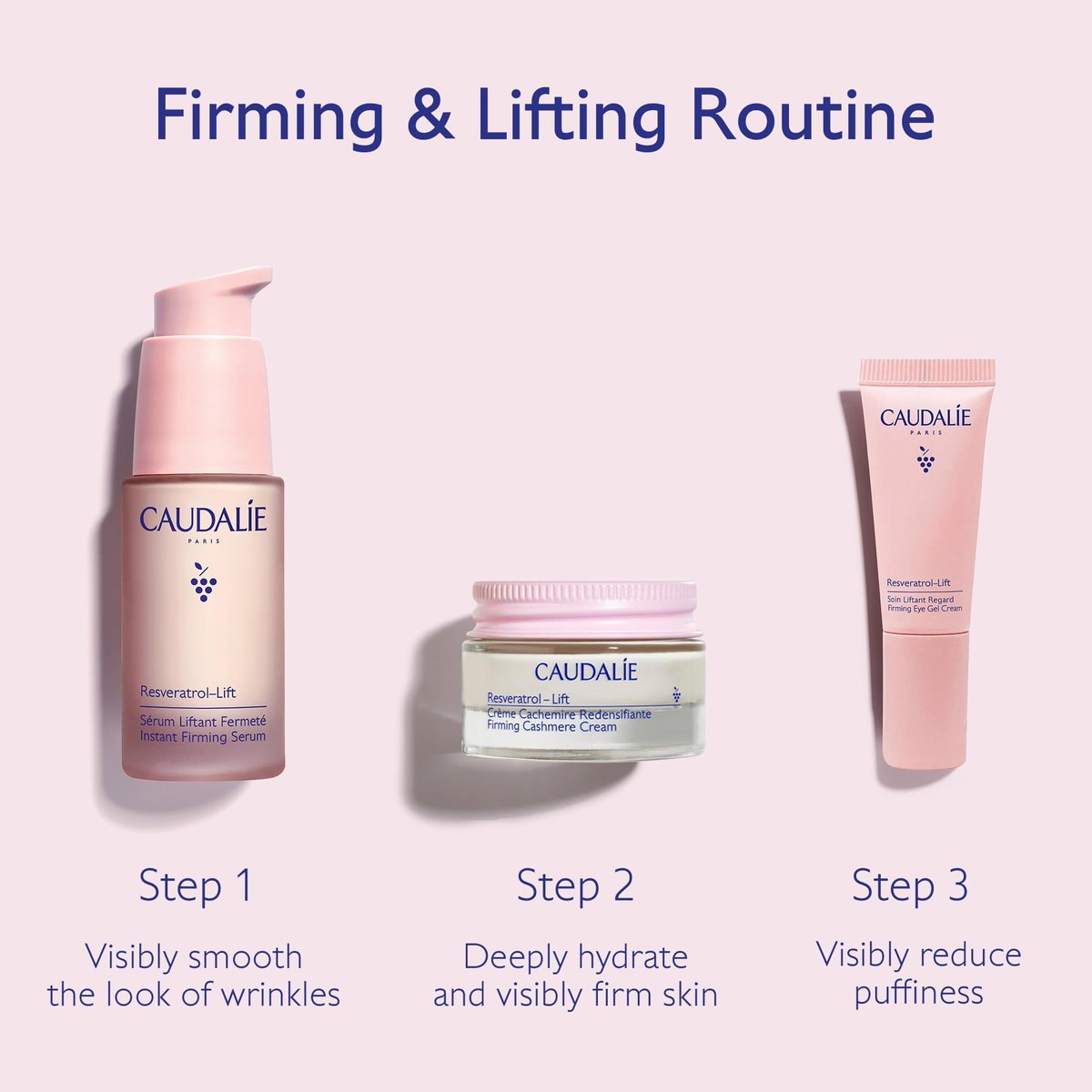 Caudalie Resveratrol-Lift Mother's Day Gift Set: Firming Serum & Travel Essentials Avelisse
