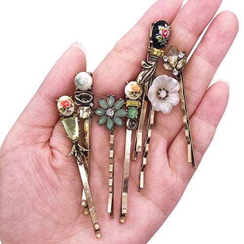 7-Piece Vintage Bronze Hair Clips Set - Elegant Retro Hair Pins for Women and Girls Avelisse
