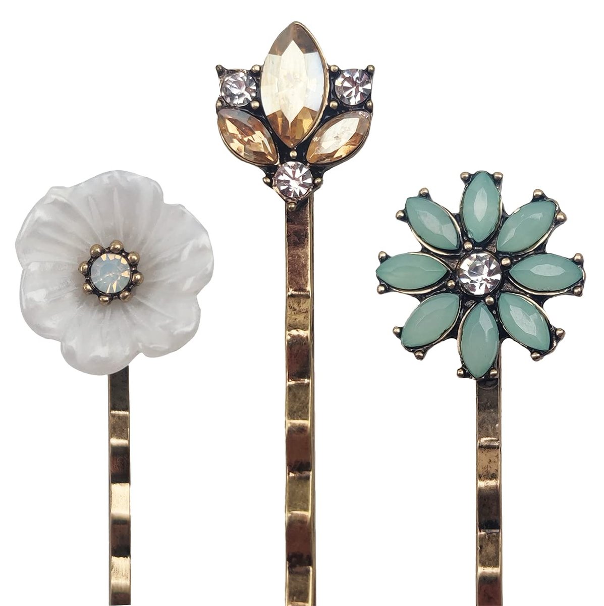 7-Piece Vintage Bronze Hair Clips Set - Elegant Retro Hair Pins for Women and Girls Avelisse