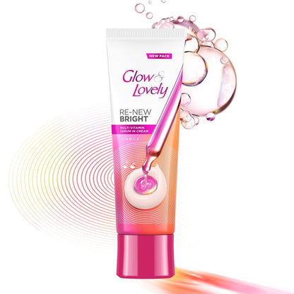 Glow & Lovely Re-New Bright Advanced Multi Vitamin Serum Cream - 50g (1.76 oz)