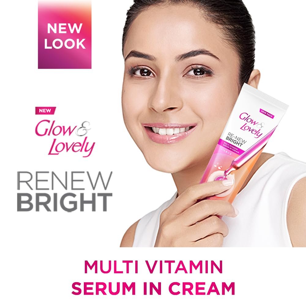 Glow & Lovely Re-New Bright Advanced Multi Vitamin Serum Cream - 50g (1.76 oz) - görsel 7
