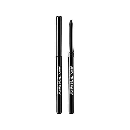 KISS NEW YORK Professional Retractable Eyeliner - Luxury Intense Highly Pigmented Eye Makeup, Long-Lasting, Water-Resistant, Smudge-Proof, Smooth Gliding (3 Pack, Blackest Black) - görsel 4