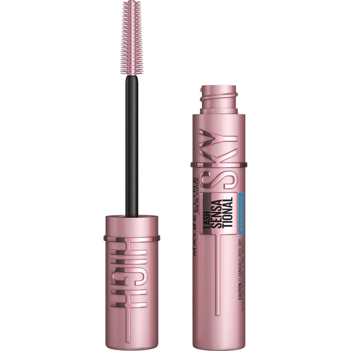 Maybelline Lash Sensational Sky High Waterproof Mascara - Volumizing & Lengthening, Brownish Black Avelisse