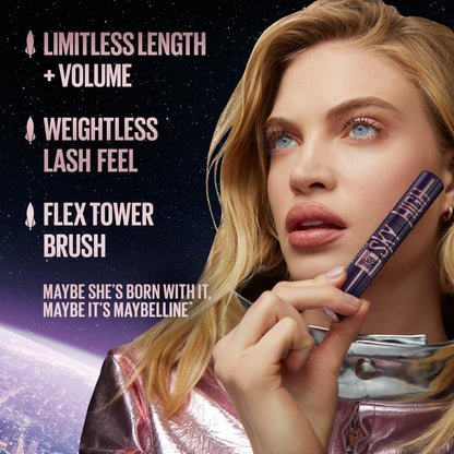Maybelline Lash Sensational Sky High Waterproof Mascara - Volumizing & Lengthening, Brownish Black Avelisse