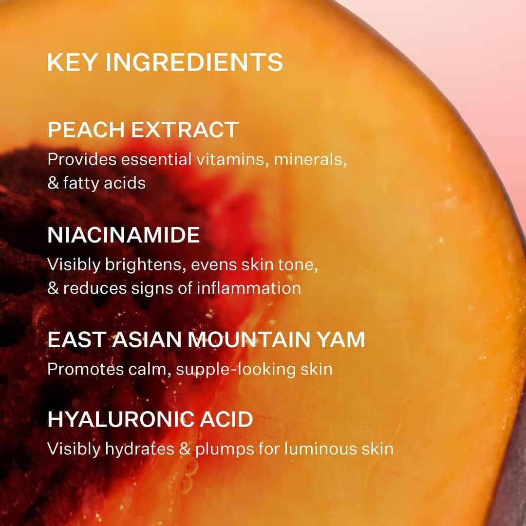 Peach & Lily Glass Skin Refining Serum – Hyaluronic Acid & Niacinamide Face Serum for Sensitive Skin, Vegan & Cruelty Free Korean Beauty (1.35 oz) Avelisse