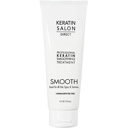 Keratin Salon Direct Keratin Hair Treatment - 4 oz | Frizz Control, Formaldehyde Free, Salon Quality Smoothing Treatment for All Hair Types Avelisse