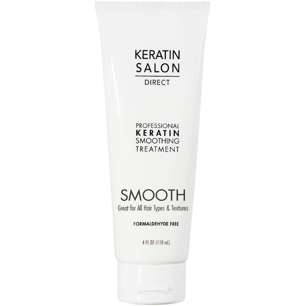 Keratin Salon Direct Keratin Hair Treatment - 4 oz | Frizz Control, Formaldehyde Free, Salon Quality Smoothing Treatment for All Hair Types Avelisse