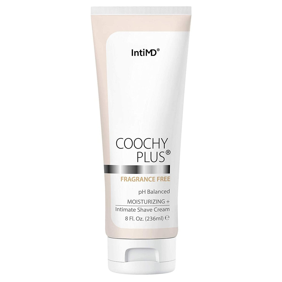 IntiMD Coochy Plus Intimate Shaving Cream – Fragrance Free, 8 oz – Rash-Free Shaving for Pubic Area, Bikini Line, Armpits – Prevents Razor Burn, Bumps, Ingrown Hair & Itchiness - görsel 2
