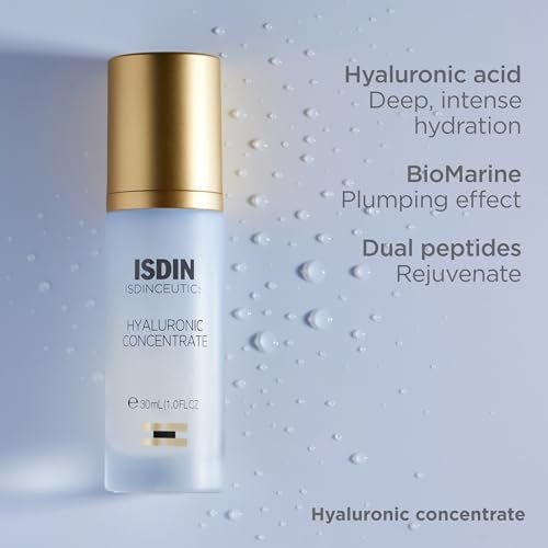 Isdinceutics Hyaluronic Concentrate – Lightweight Face Serum with Hyaluronic Acid, 1.0 FL OZ Avelisse